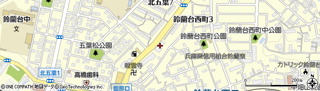 カトレアロイヤル神戸周辺の地図