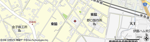 愛知県豊橋市西幸町東脇145周辺の地図