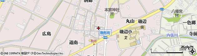 愛知県豊橋市駒形町駒郷167周辺の地図