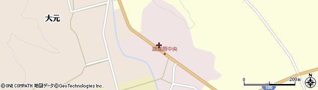 広島県山県郡北広島町中祖12周辺の地図