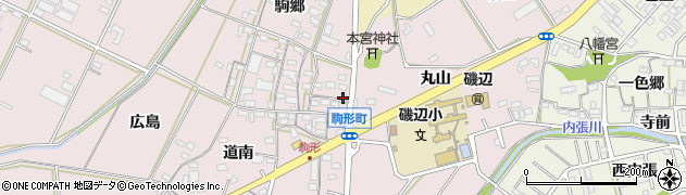 愛知県豊橋市駒形町駒郷154周辺の地図