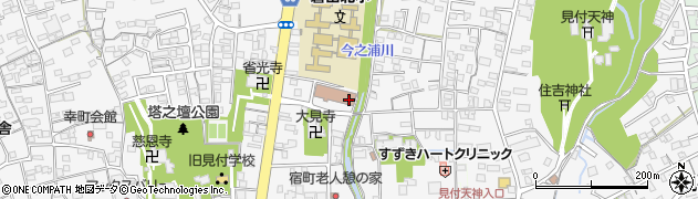 磐田市役所交流センター　見付交流センター周辺の地図