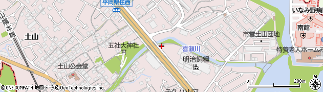 兵庫県加古川市平岡町土山338周辺の地図