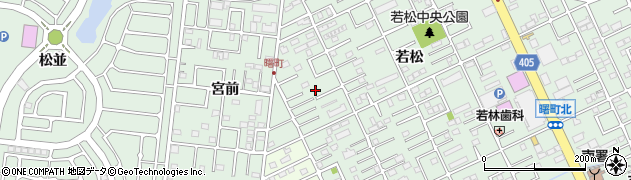 愛知県豊橋市曙町若松43周辺の地図