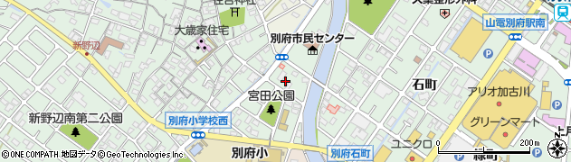 兵庫県加古川市別府町宮田町13周辺の地図