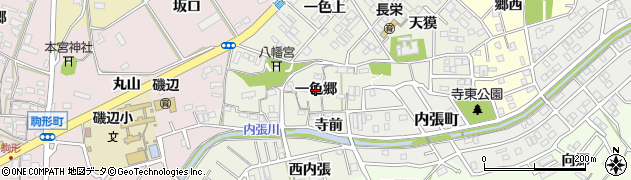 愛知県豊橋市一色町（一色郷）周辺の地図