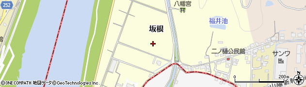 岡山県備前市坂根周辺の地図