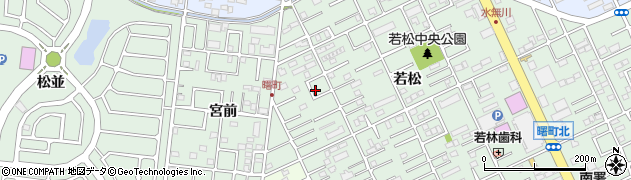 愛知県豊橋市曙町若松41周辺の地図