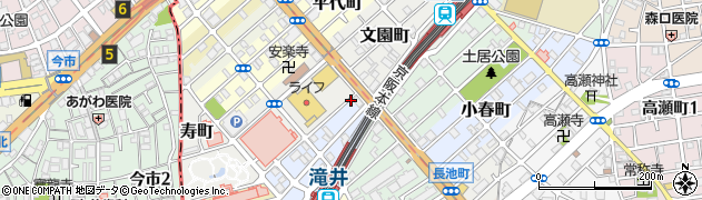大阪府守口市紅屋町周辺の地図