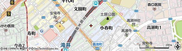 大阪府守口市梅園町周辺の地図
