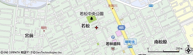 愛知県豊橋市曙町若松86周辺の地図