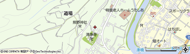 静岡県牧之原市道場58周辺の地図
