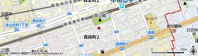 向栄禅寺周辺の地図