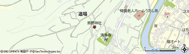 静岡県牧之原市道場70周辺の地図