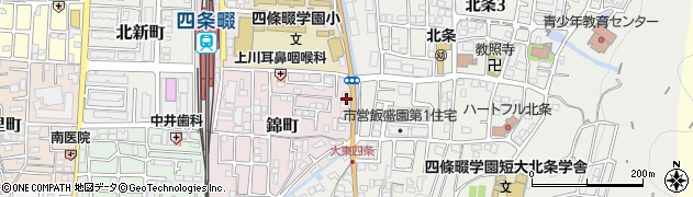 大東錦郵便局周辺の地図