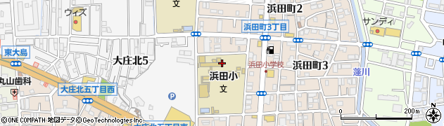 尼崎市立　浜田こどもクラブ周辺の地図