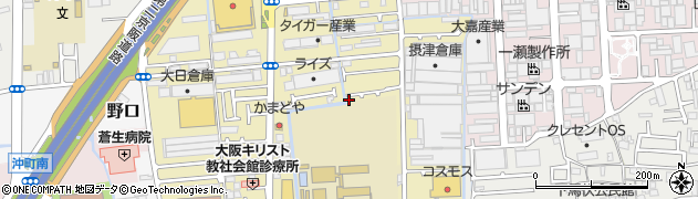 おそうじ本舗　古川橋店周辺の地図