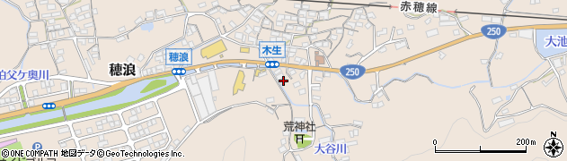 岡山県備前市穂浪1677周辺の地図
