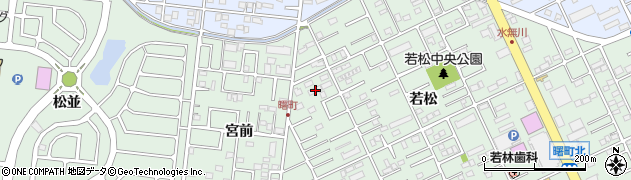 愛知県豊橋市曙町若松38周辺の地図