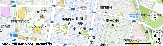 兵庫県西宮市石在町17周辺の地図