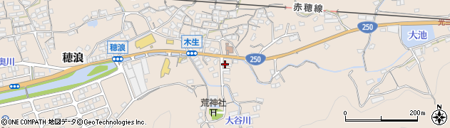 岡山県備前市穂浪1670周辺の地図