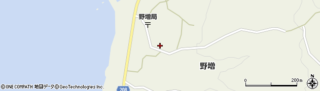 東京都大島町野増80周辺の地図