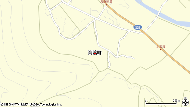 〒728-0622 広島県三次市海渡町の地図