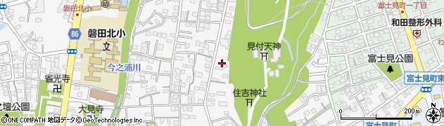 静岡県磐田市住吉町周辺の地図