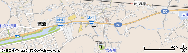 岡山県備前市穂浪1676周辺の地図