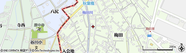 静岡県湖西市梅田660-1周辺の地図