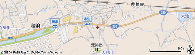 岡山県備前市穂浪1672周辺の地図