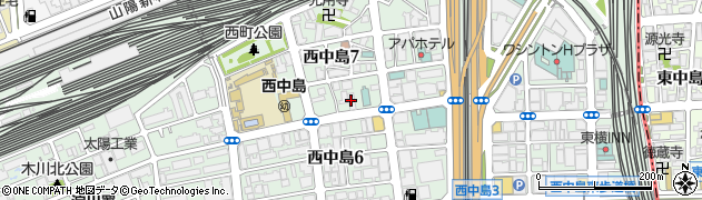 吟味屋 長山亭 西中島店周辺の地図