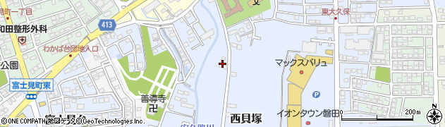 静岡県磐田市西貝塚3595周辺の地図