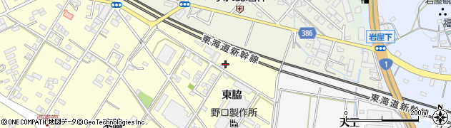 愛知県豊橋市西幸町東脇133周辺の地図