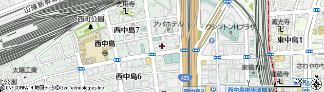 新旭電子工業株式会社大阪営業所周辺の地図