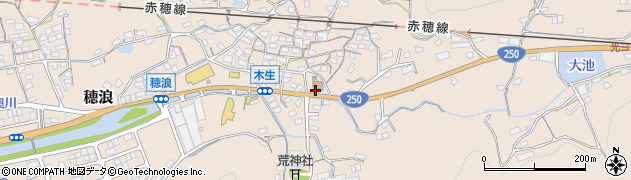 岡山県備前市穂浪1301周辺の地図
