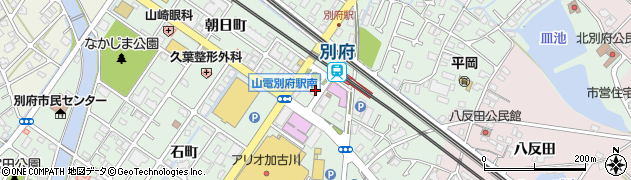 ファミリーマート山陽別府駅前店周辺の地図