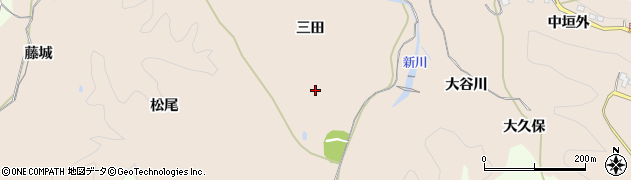 京都府木津川市加茂町辻（三田）周辺の地図