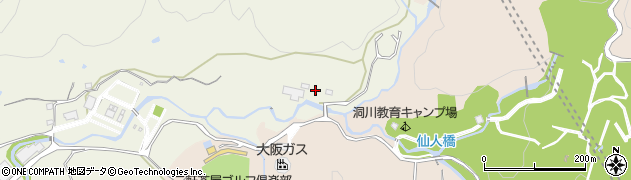 兵庫県神戸市北区山田町小部（口長谷）周辺の地図
