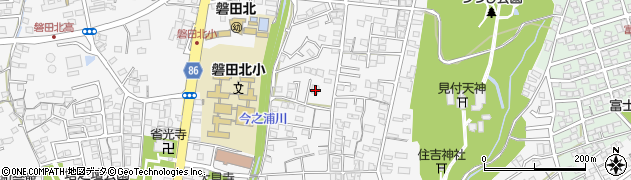 静岡県磐田市地脇町周辺の地図