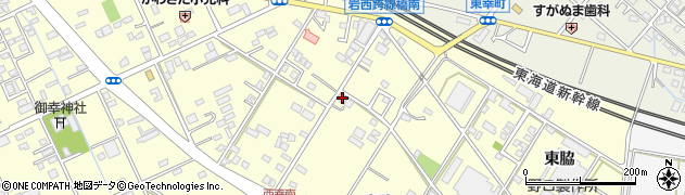 愛知県豊橋市西幸町東脇9周辺の地図