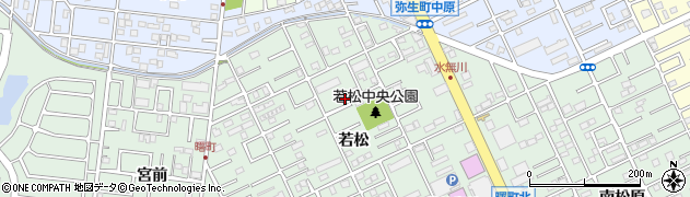 愛知県豊橋市曙町周辺の地図