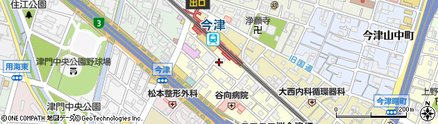 カーブス西宮今津店周辺の地図