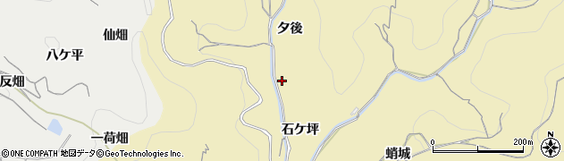愛知県南知多町（知多郡）山海（石ケ坪）周辺の地図