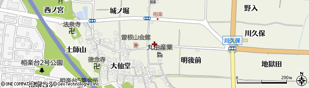 京都府木津川市相楽八ケ坪5周辺の地図