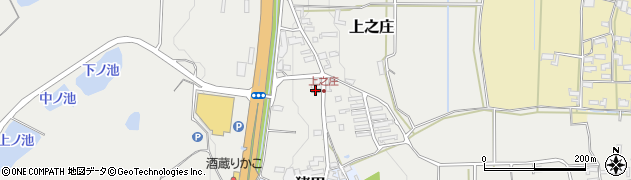 上野猪田郵便局周辺の地図