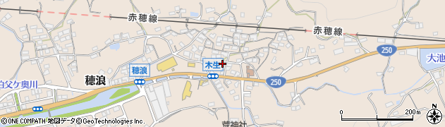 岡山県備前市穂浪1296周辺の地図
