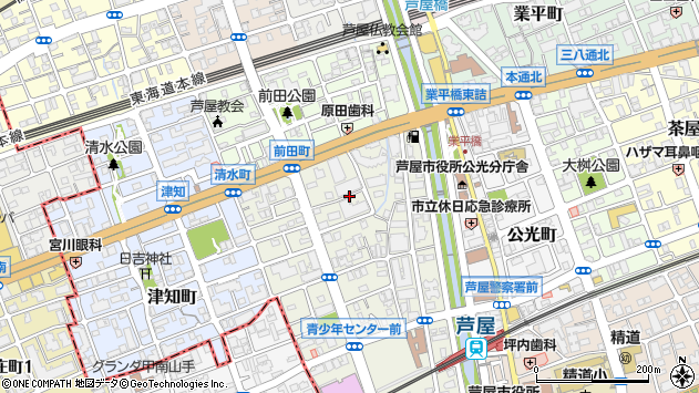 〒659-0072 兵庫県芦屋市川西町の地図