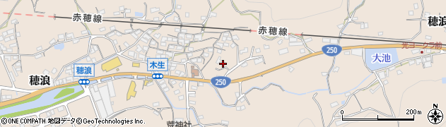岡山県備前市穂浪1625周辺の地図