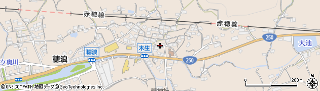岡山県備前市穂浪1317周辺の地図